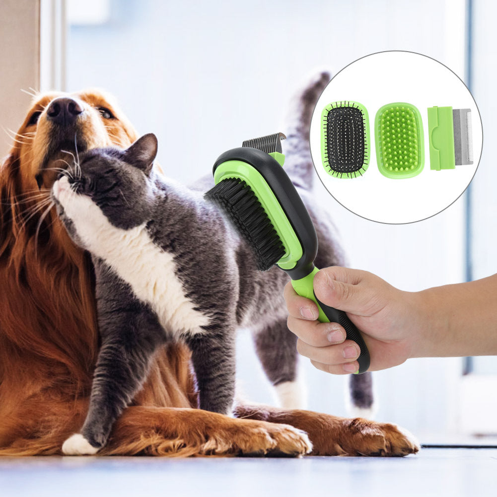 Transform Your Pet Care Routine with the 5-in-1 Pet Cleaning and Grooming Comb Set
